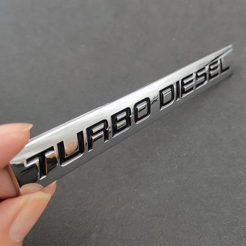 Logo Emblema Logo Cromato Metallo 3D Portellone Posteriore Auto Turbo Diesel Adesivo RAM 2500 Decalcomania Carrozzeria Adesivi Adesivi Accessori