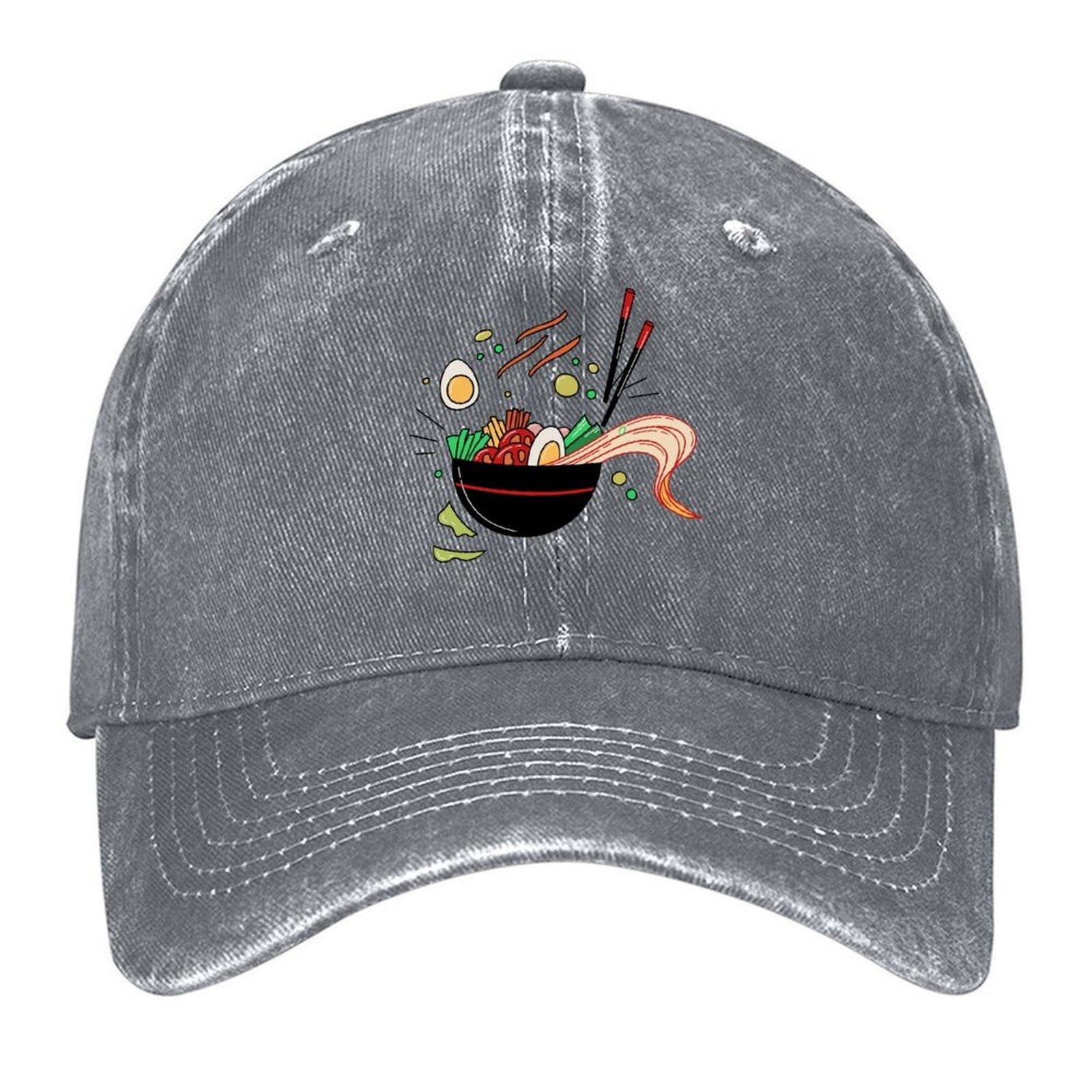 2026 Japanses Ramen Noodles Bowl Baseball Cap Hat Man Luxury Hard Hat Ball Cap Sunscreen For Girls Men s
