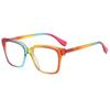 Women's Reader Eyewear Large-Frame Presbyopia Glasses Gradient-Colored Frames High-Definition Blue Light-Blocking Glasses
