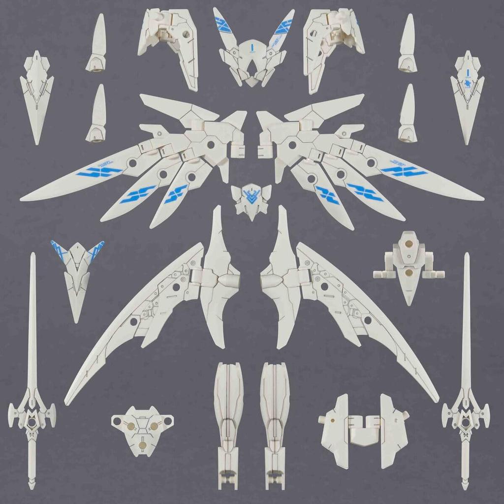 30MM Spinatia Valkyrie plastic model 1/144 EXM-E7sv (Saint specification) Pre-colored