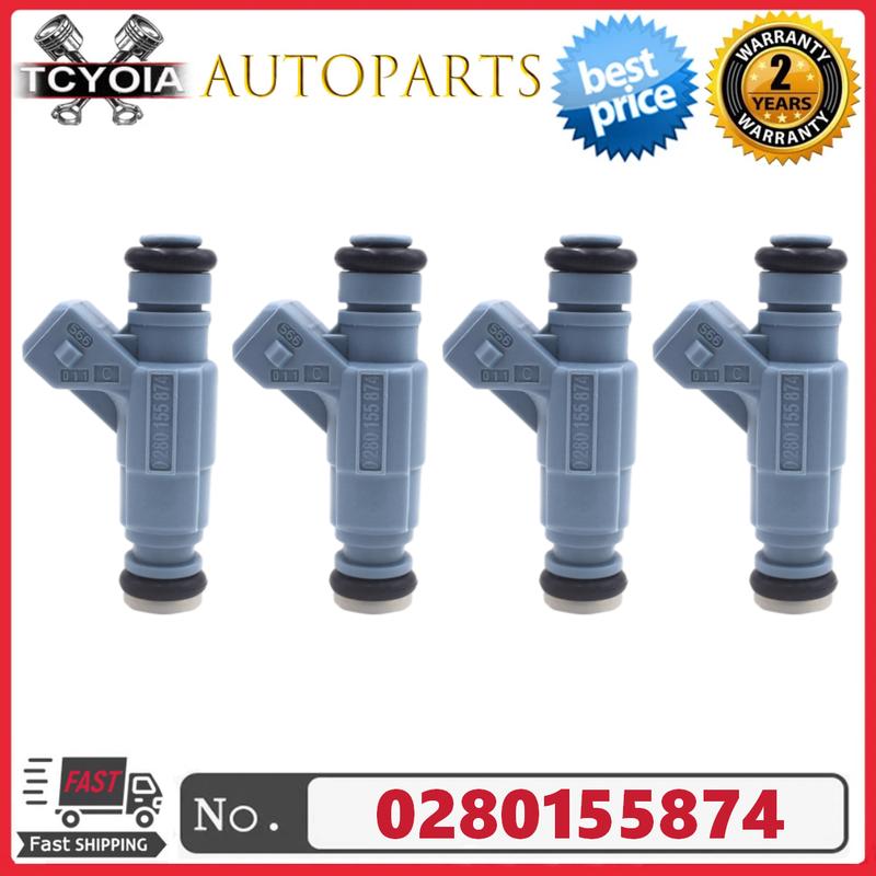 

4pcs/lot Fuel Injectors 0280155874 06A906031K For Volkswagen NEW BEETLE 2L 1998-2010