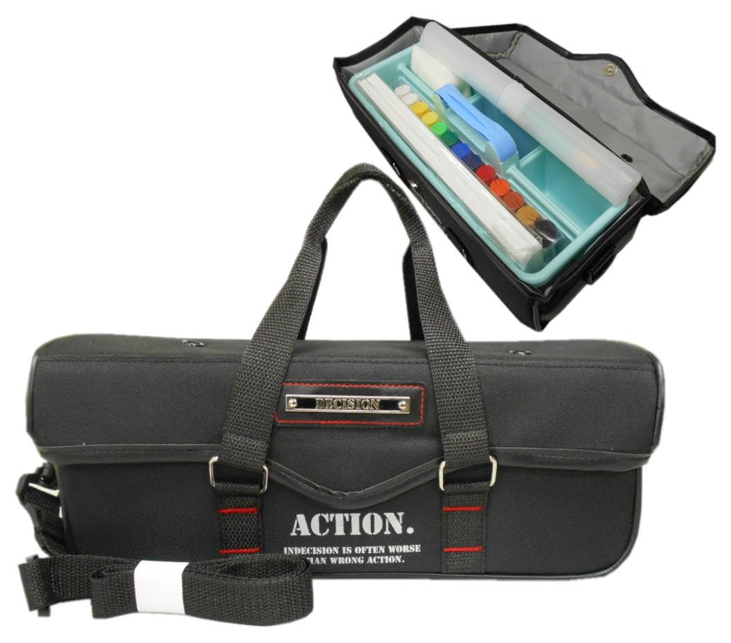 

Action Simple Black Art Supplies Set for Boys, Elementary School Students, Paints, Pentel