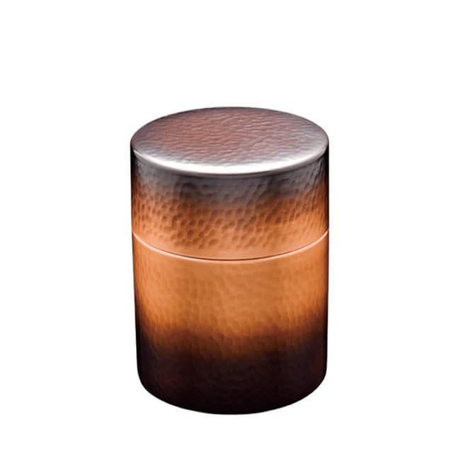 

Shinkoukinzoku Pure Copper Tea Caddy, Unbreakable, Tsubame-Sanjo, Made in Japan, Traditional Craftsmanship, Perfect for Tea Ceremony, Celebrations,