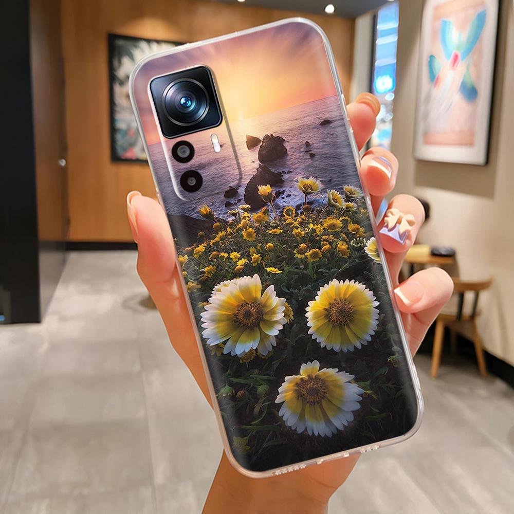 Pro Xiaomi Mi 12T 12 T Pro Pouzdro Průhledné Měkký Silikon Ochrana Čočky Zadní Kryt Pro Xiaomi Mi 12T 12 Mi12 12X Lite Pro Kryt Telefonu