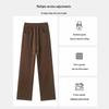 Women's High-Waist Fleece-Lined Wide-Leg Pants