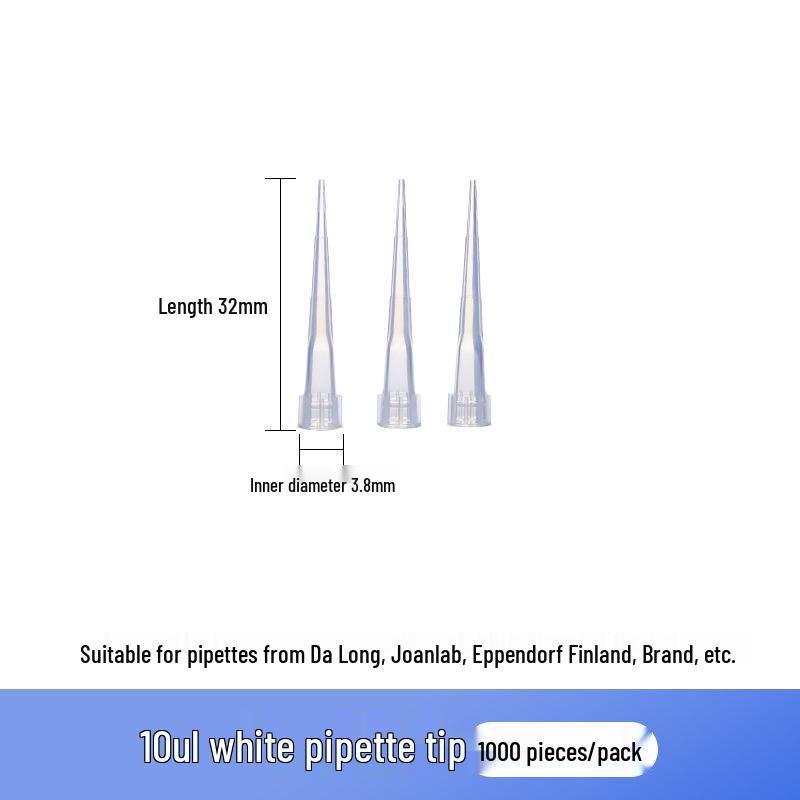 Disposable Transparent Extended Filter Pipette Tip
