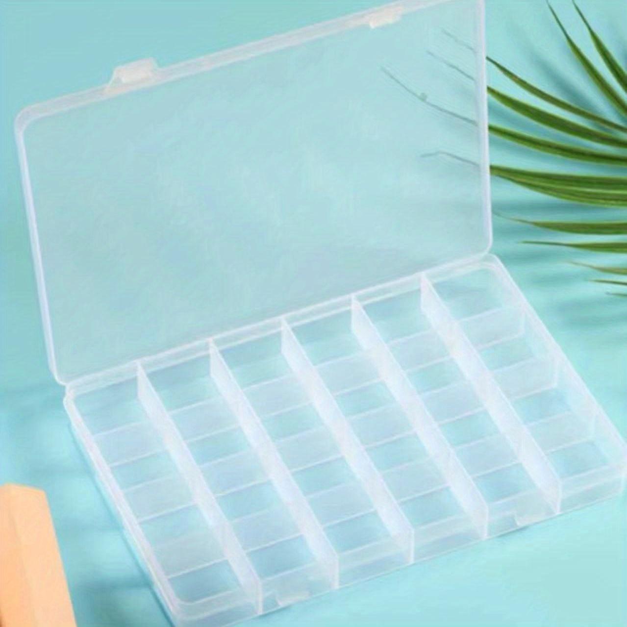 

1 упаковка 24 сетки пластиковый органайзер коробка контейнер для хранения поделок коробка с отсеками с регулируемыми разделителями для бусин ювелирных изделий рыболовных снастей искусство своими руками