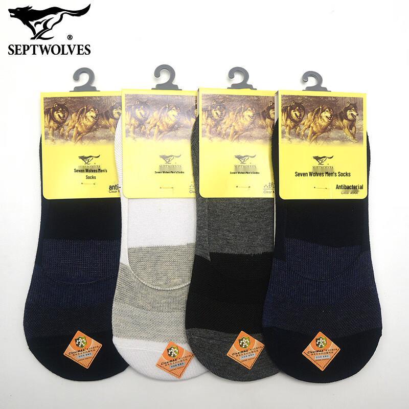 Septwolves Men s No-Show Summer Socks