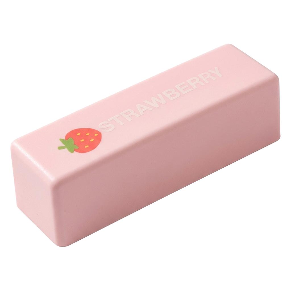 Strawberry Milk Bar Stress Relief Toy Slow Rebound PU Foam Soft Handfeel Figure