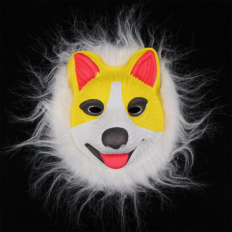 Simulering 3D Eva Djurmask Valp Leopard Schimpansmask Semesterfest Maskerad Cosplaymasker Kostymrekvisita Festtillbehör