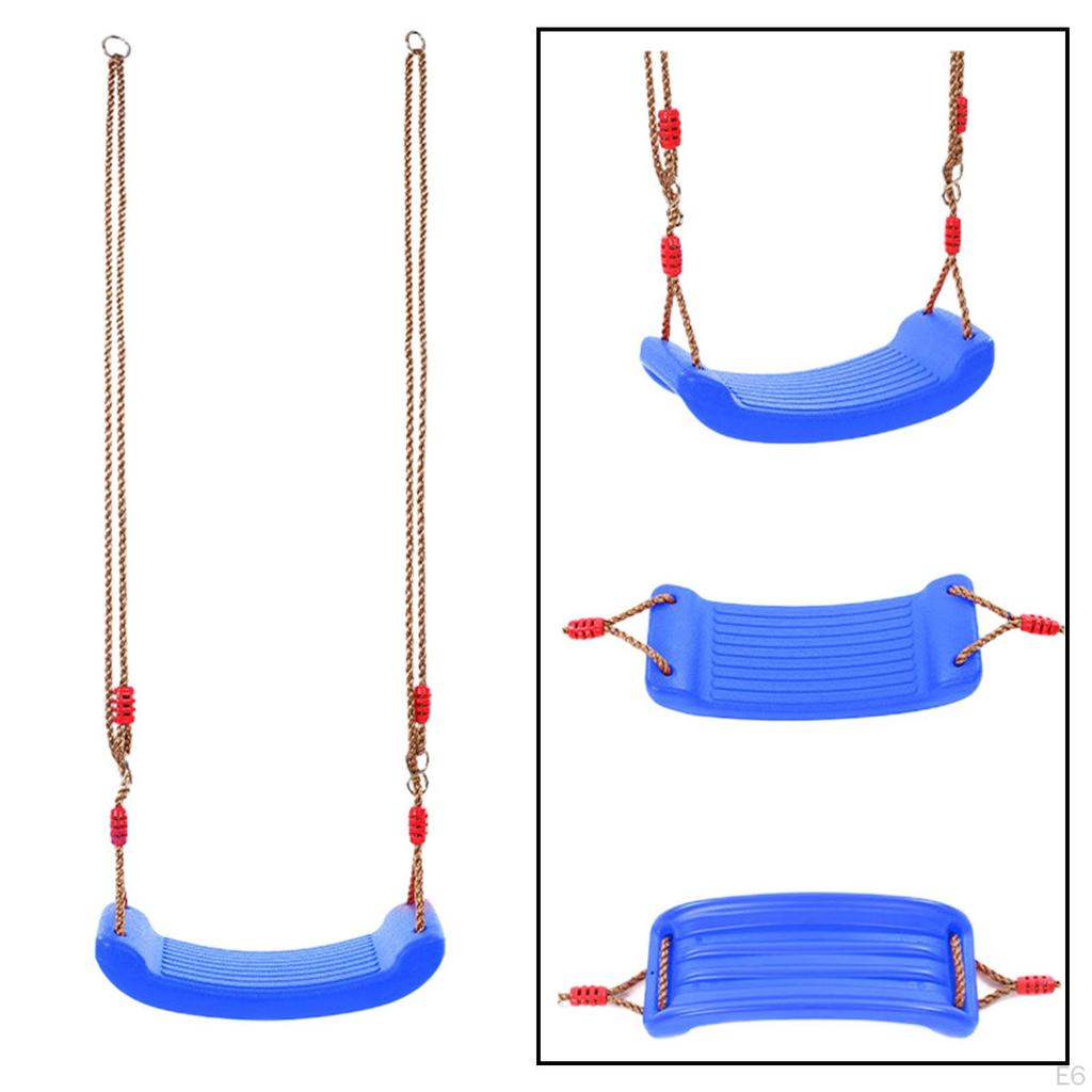 Swing Seat Rope Adjustable Chair for Jungle Indoor Outdoor Boys Girls