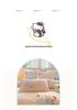 Adorable Cartoon Cotton Duvet Cover Set for Kids - 3 Pieces for College Dorms