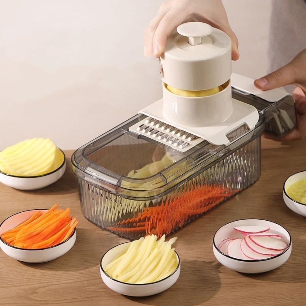 Manual Operation Multi Functional Slicer 5 Interchangeable Blades Vegetable Slicer  Kitchen Use