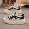 Atmungsaktive Mesh-Damenschuhe erhöhen 5CM Sommer dünne Dad-Schuhe modische vielseitige Plateau-Sport-Freizeitschuhe