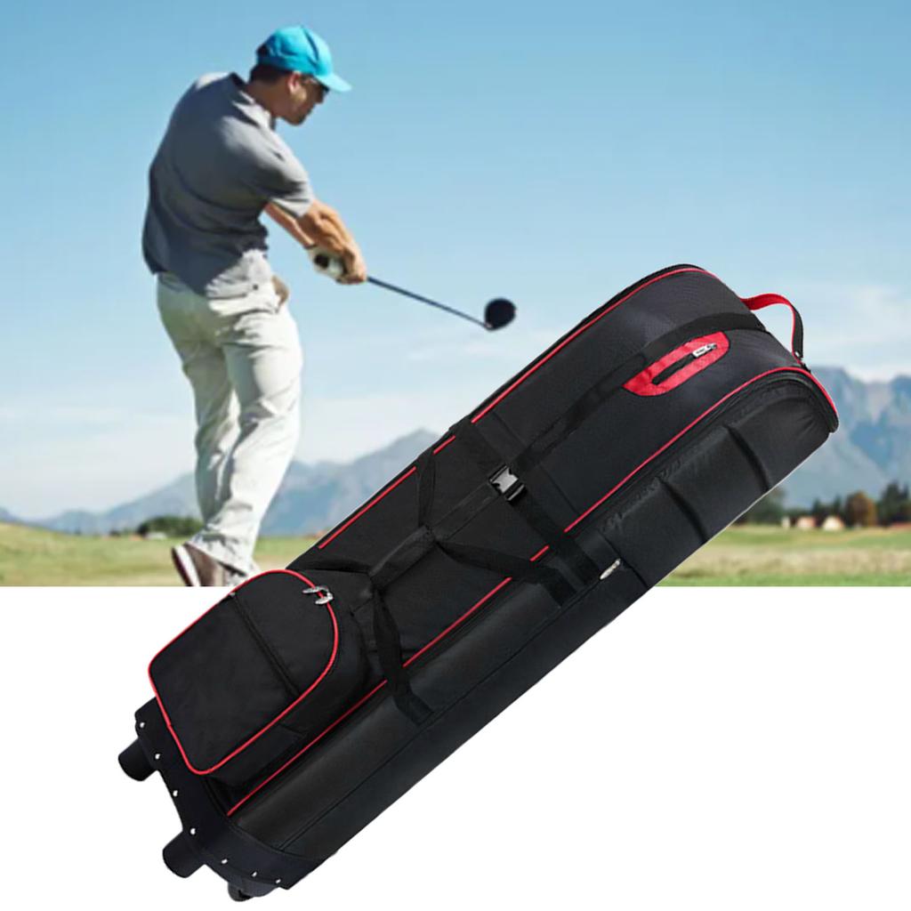 Travel Bag Thickened Nylon Foldable Bag with Wheels Combination Lock for Airlines