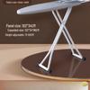 Large Folding Vertical Ironing Board with Widened Pad and Clothes Rack