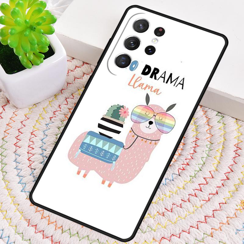 No Drama Prob Llama Lama Silicone Phone Case For Samsung Galaxy Note 10 Pro S26 S25 S24 S23 S22 S21 Plus S25Ultra Capa Cover