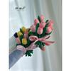 Car Air Freshener Pink Tulip Car Air Conditioning Vent Dashboard Decoration Aroma Diffuser Stone Goddess Gift