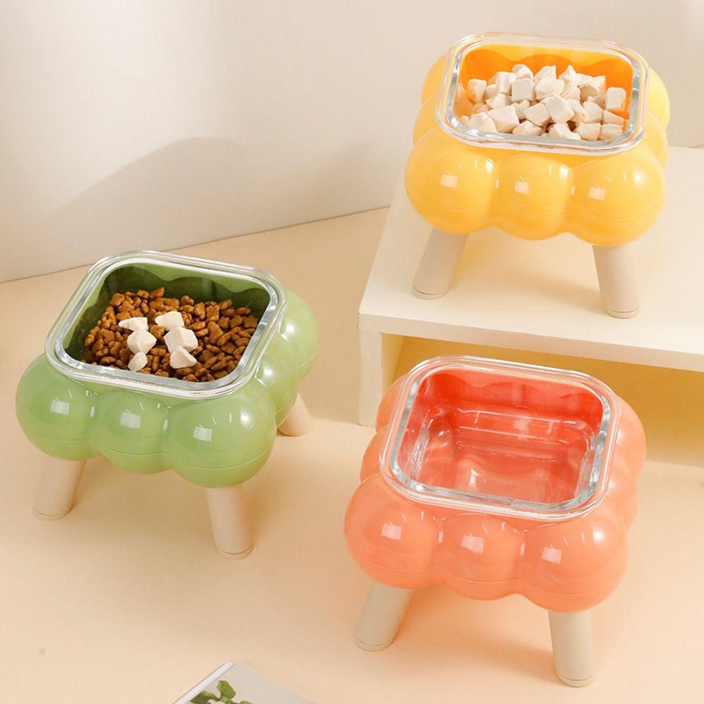 Anti Vomiting Pet High Footed Bowl Anti Slip Dog Feeding Station Cat Food Water Bowl Pet Supplies
