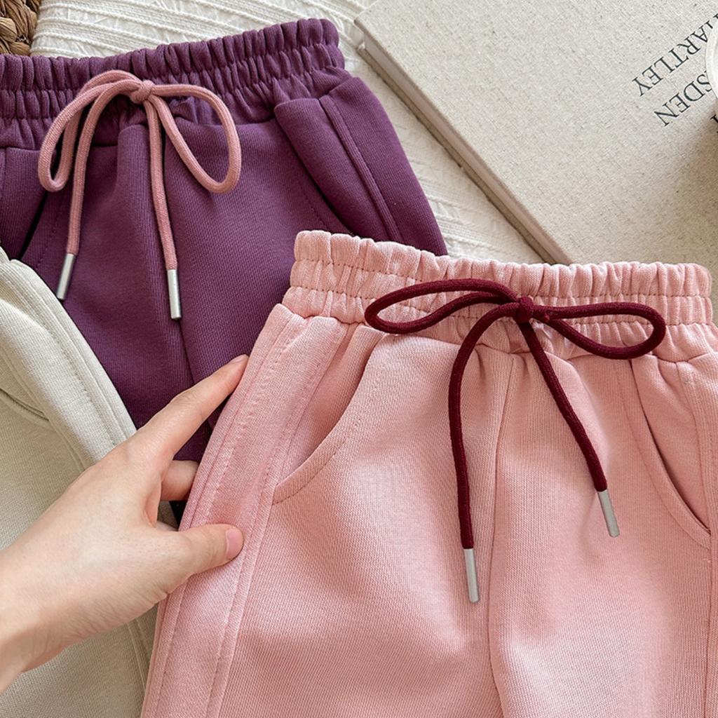 Korean Children's Autumn/winter Loose Pants, Versatile Pants for Boys and Girls, Sweatpants, Sport Pants, Drawstring Casual Pants, Long Pants