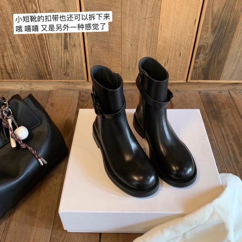 Shoes Removable Two Wear Buckle Belt Platform High Boots Long Boots Women's Knight Boots Autumn and Winter