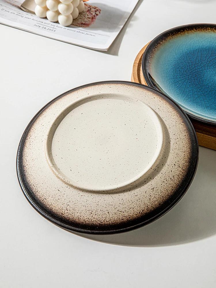 8-Zoll Eis-Scheibe japanische Keramik Dessertteller Premium-Gericht
