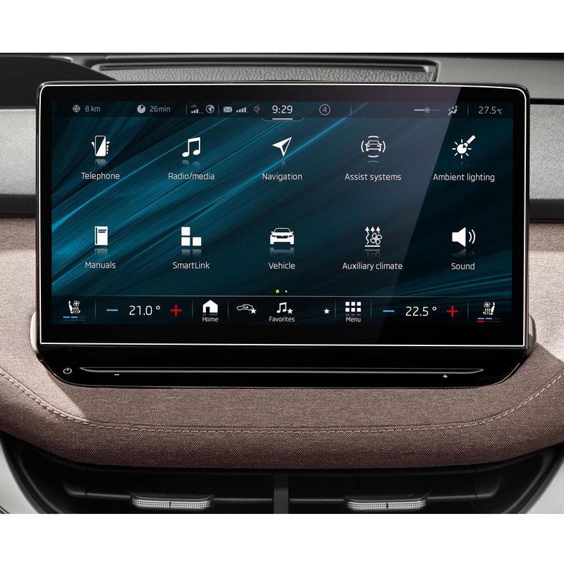 Voor Enyaq iV 13 Inch Auto GPS Navigatie Touch Midden Scherm Beschermer Auto Interieur Accessoires PET Folie 2 STuks
