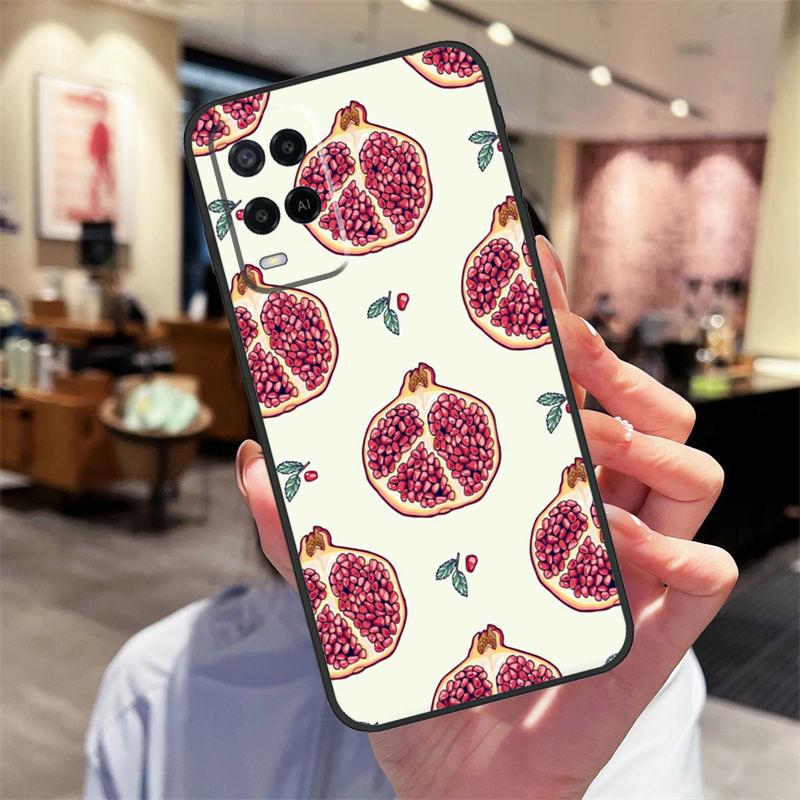 Avocado Pear Papaya Fruit Case For Oppo A94 A54 A40 A60 A80 A98 A78 A18 A38 A58 A16 A76 A96 A17 A77 A74 A57S A15 Cover