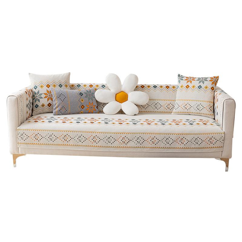 Chenille Sofa Cushion Leather Four Seasons Universal Simple Modern Cover Cloth Sofa Cover Light Luxury High-End Cushion Towel