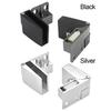 Self Closing Glass Door Hinges Designed from Zinc Alloy No Drilling Installation for Easy Use Perfect for Various Applications