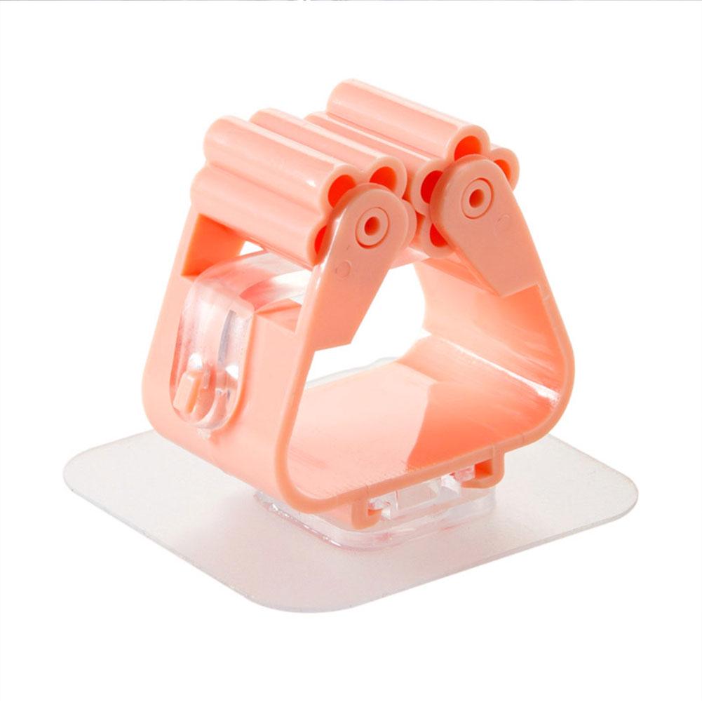 Wall Mounted Mop Holder Brush Broom Hanger Storage Rack Room Kitchen Organizer