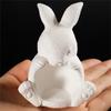 Flexible Silicone Rabbit Shape Planter Mold For Resin Art Concrete Cement Casting And Decorative Candle Container