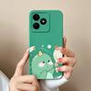 Coque Simple Pour Realme Note 50 Style Décontracté Protection Complète Anti-Choc Coque Arrière Silicone Liquide Doux Modèle RMX3834 Coque