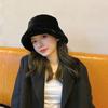 Sweet Ladies Winter Soft Outdoor Warmer Faux Fur Rabbit Warm Hat Fishing Cap Bucket Hat