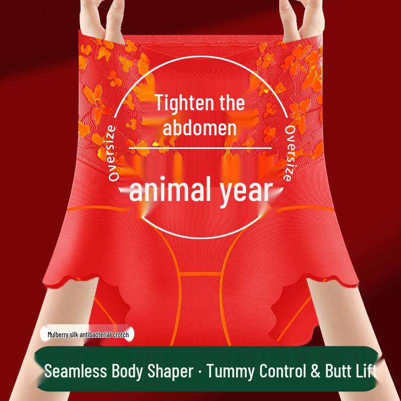 Year of the Rat Red Collection: Tummy Control Seamless High Waist Body Shaping Women's Underwear