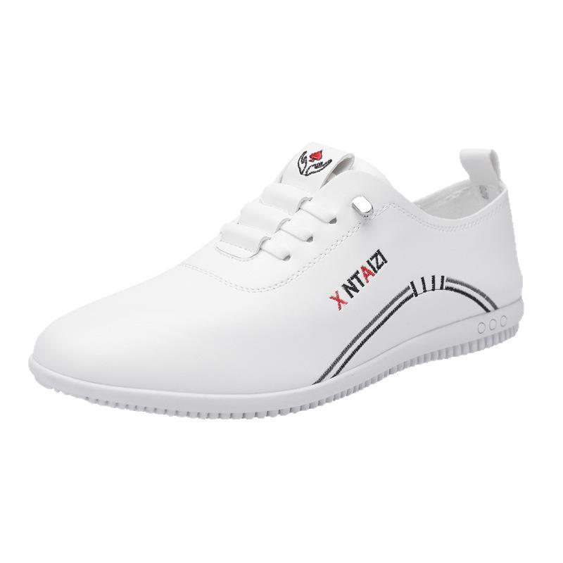 2025 Men's Lightweight Slip-On Leather Loafers - Spring/Autumn Business Casual Shoes with Soft Sole