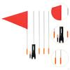 Bicycle Flag with Pole for Kids, Perfect Cycling And Golf Cart Use