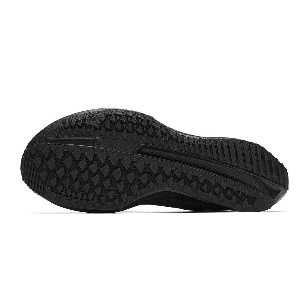Anta Velocidade Confortável Moda Absorção de Choque Resistente ao Desgaste Cano Baixo Casual Tênis de Corrida Masculino Tênis Básico-Preto 912615570-7