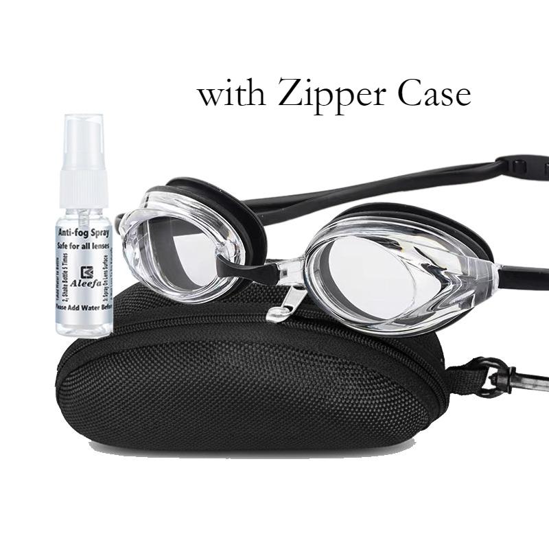 Speedy Race Swimming Goggles with Antifog and Myopia -2.0 To -7.0 Hydrodynamic Swim Eyewear Glasses