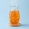 Vaso de Cóctel Forma de Piña 480ml Vaso Grabado para Jugos Bebidas Bar Creativo
