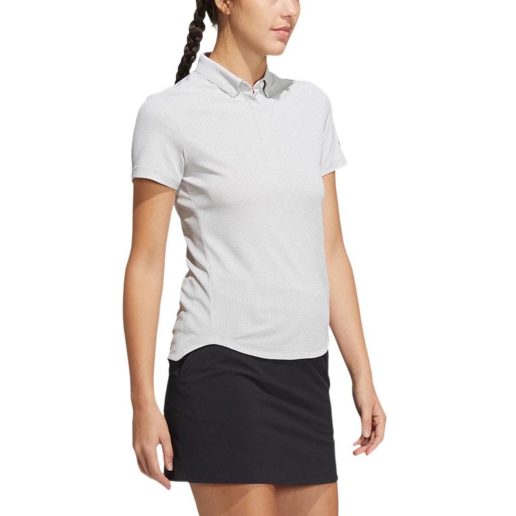 Adidas Polo Shirts Women's Gray Moderate Straight Fit HB3611