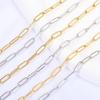 Stainless Steel Oval Link Chain for DIY Jewelry Making: Necklaces & Bracelets