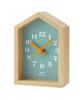 BRUNO Mini Wooden House Clock, Pink, BCA027-SMPK, Perfect for Children's Rooms, Scandinavian Style, Compact, Stylish, Simple Design for Home Decor