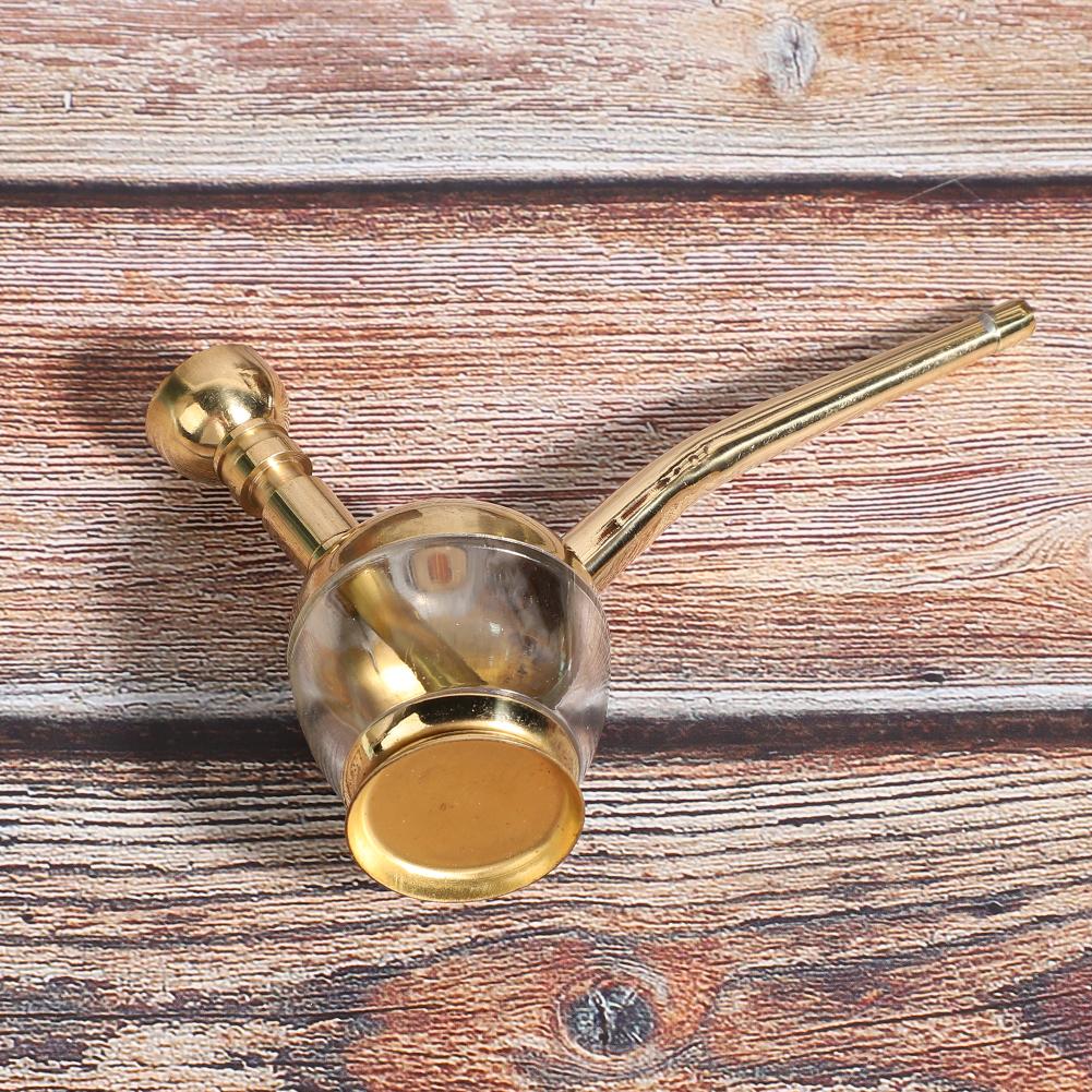 Filtered Water Pipe Portable Mini Brass DualUse Vintage Removable Smoking Pipes