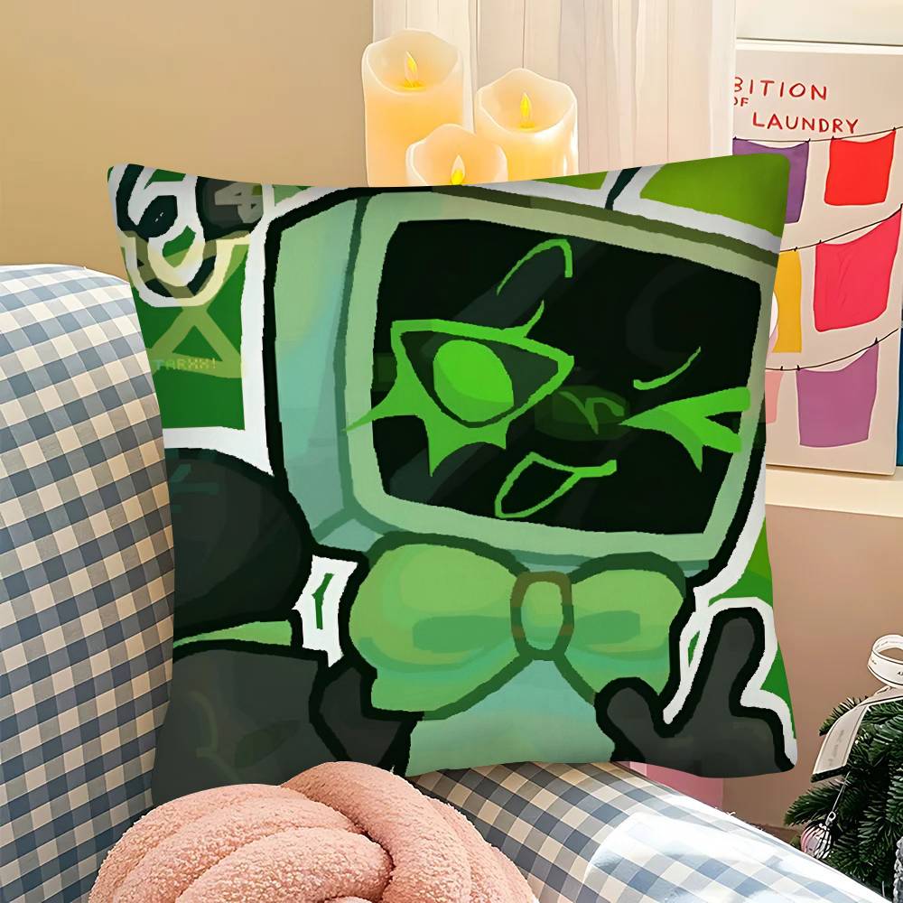 Pc Vee Dandys World TV Game Pillow Case Fashion Square Pillowcase Bedroom Sofa Room Ins Decoration Leisure