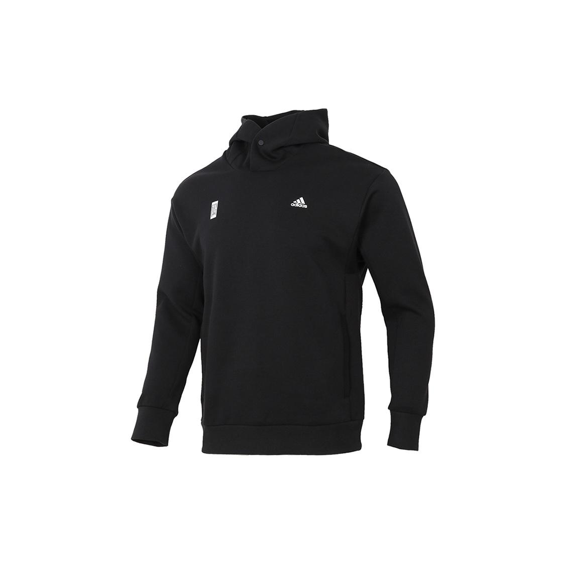 adidas Wj Swt Hood Printing Sports Pullover Black Men s GP0912 S