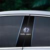 2pc Car B-Pillar Center Column Cover PET Decals Accessorie For VW GTI Polo Golf Passat Scirocco Tiguan Jetta T-ROC Touareg Taigo RA1