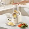 Vegetable Grinder Machine Electric Slicer, 6 Interchangeable Blades Powerful Dicer for Kitchen Food Processor, Energy Saving Cheese Grater Automatic