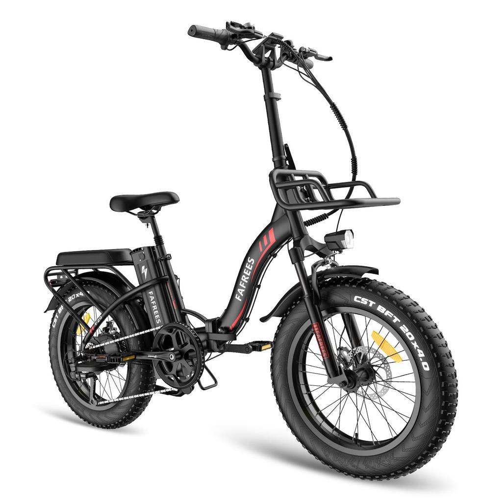 Electric Bicycle Fafrees F20 Max 500W Motor Foldable Electric Bike 48V 30AH 20"x4.0" Tire Adult E-Bike Top Speed 45Km/h Lcd Display