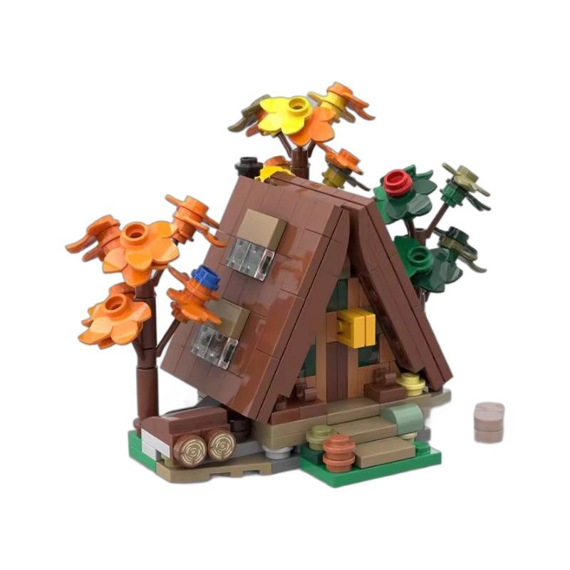 Classic Building Mini-134948 Compatible Forest Cabin Hands-On Splicing Building Block Creative Gift
